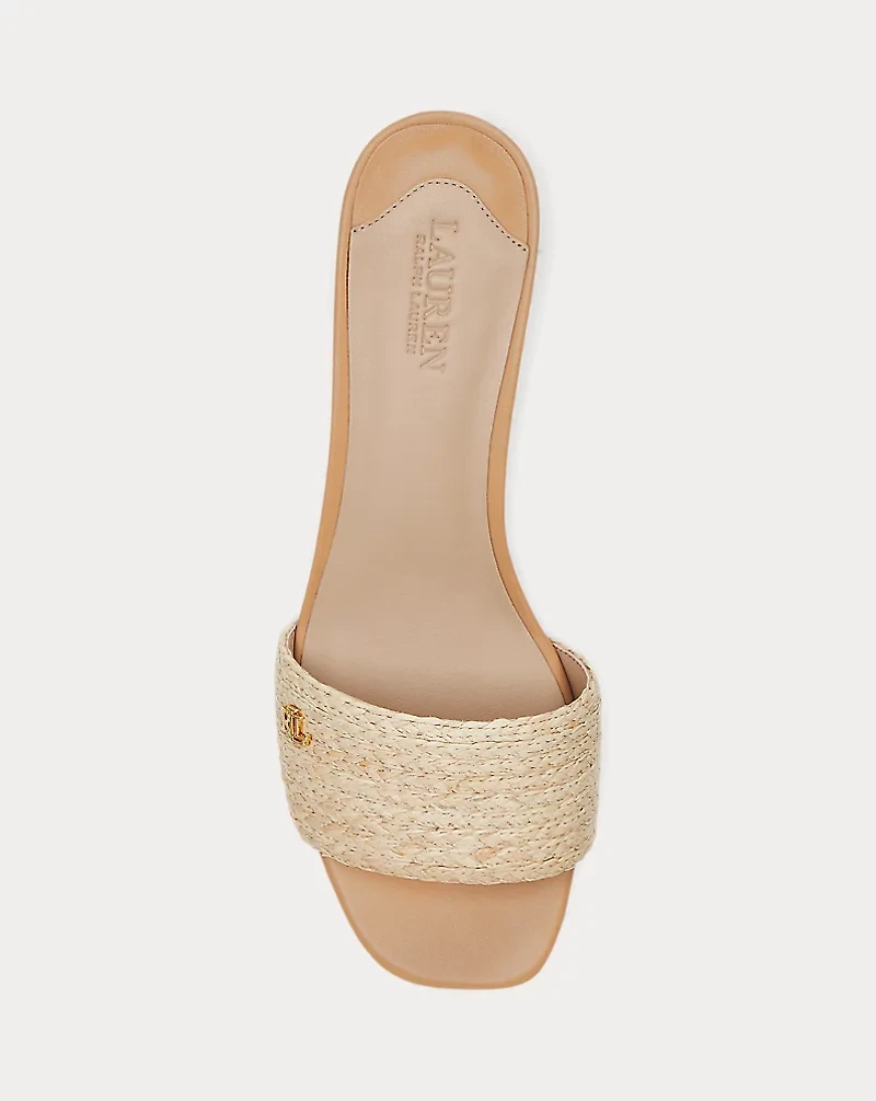 Fay Braided Raffia Sandal