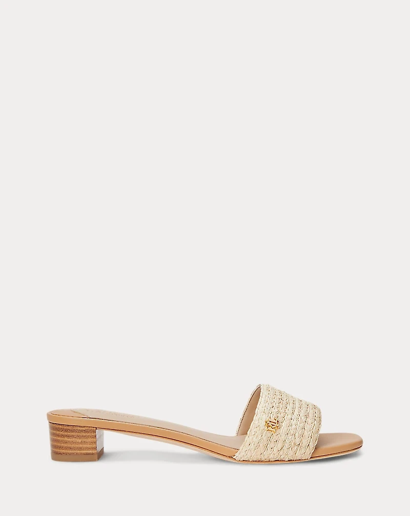 Fay Braided Raffia Sandal
