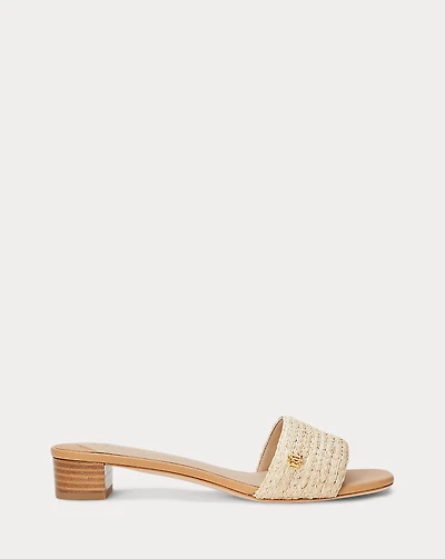 Fay Braided Raffia Sandal