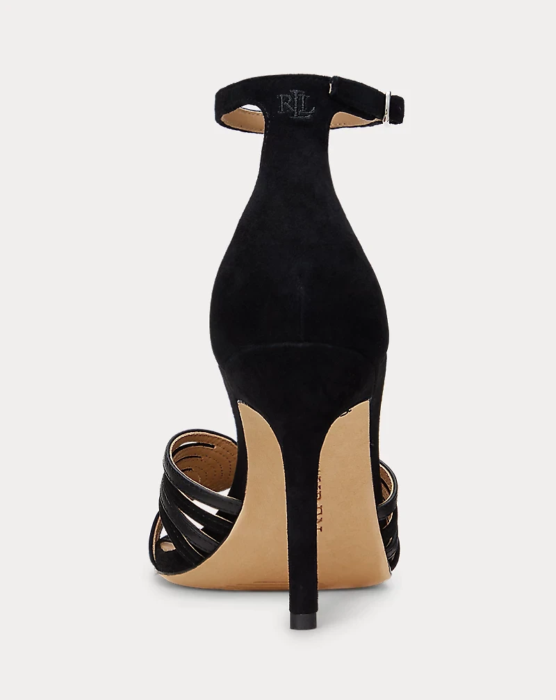 Allie Suede & Leather Multistrap Sandal