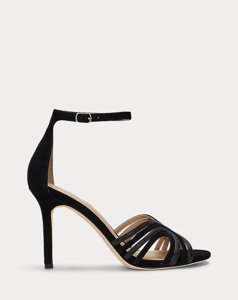 Allie Suede & Leather Multistrap Sandal