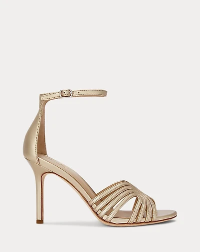 Allie Metallic Multistrap Sandal