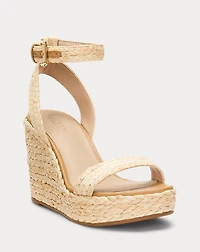 Hilarie IV Braided Raffia Espadrille