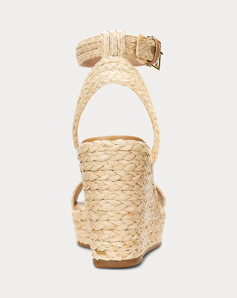 Hilarie IV Braided Raffia Espadrille