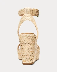 Hilarie IV Braided Raffia Espadrille