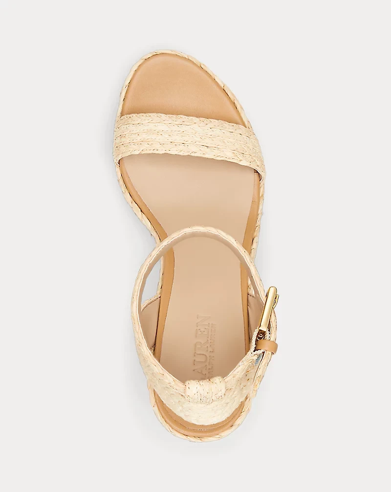 Hilarie IV Braided Raffia Espadrille