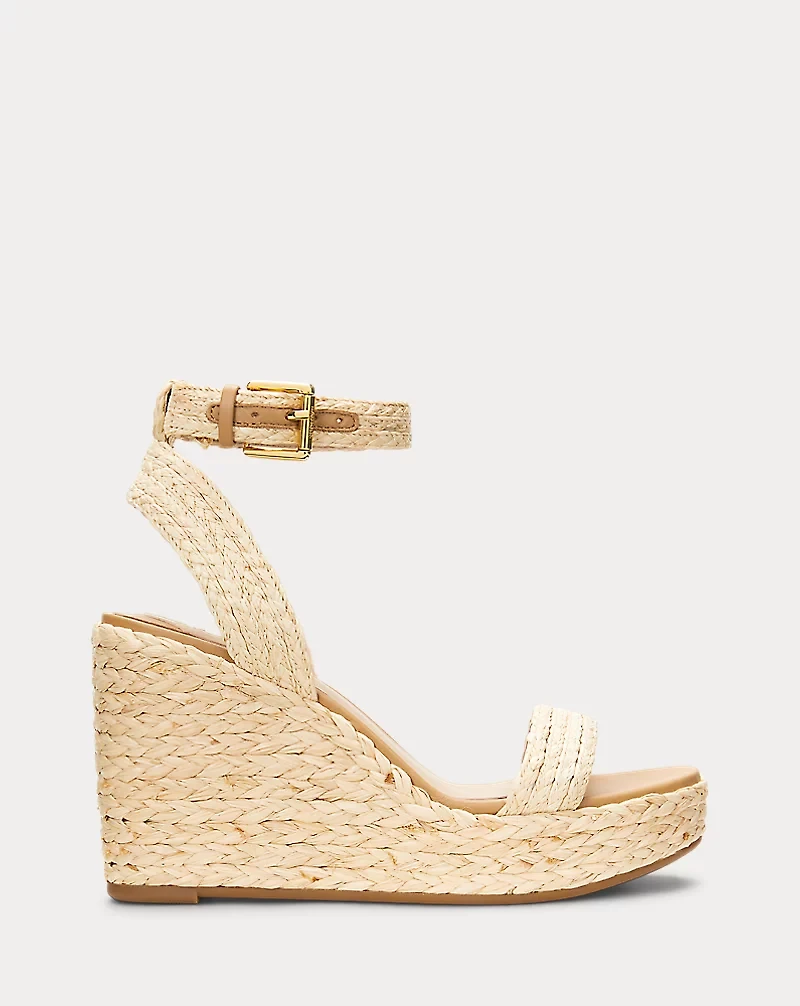 Hilarie IV Braided Raffia Espadrille