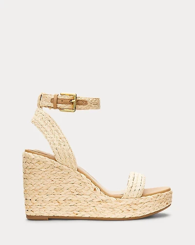 Hilarie IV Braided Raffia Espadrille