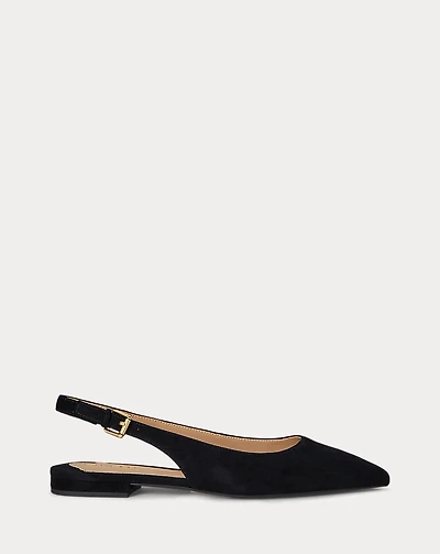 Londyn Suede Slingback Flat