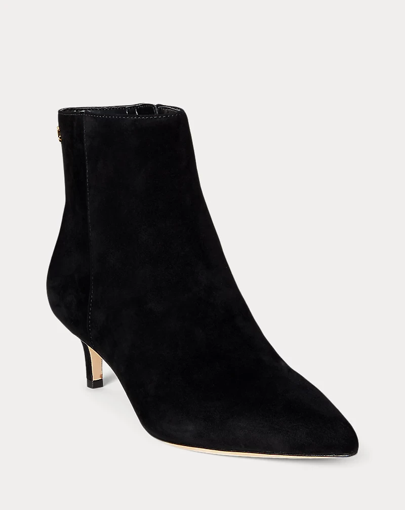 McKay Suede Bootie Heel
