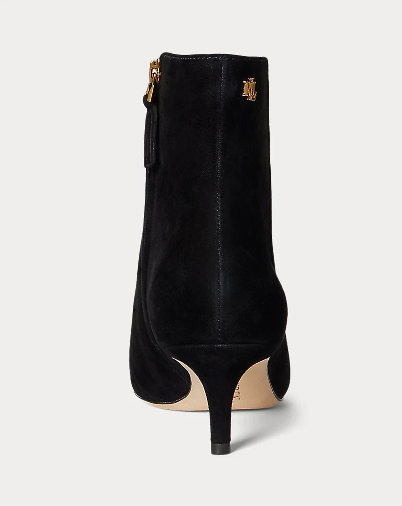 McKay Suede Bootie Heel