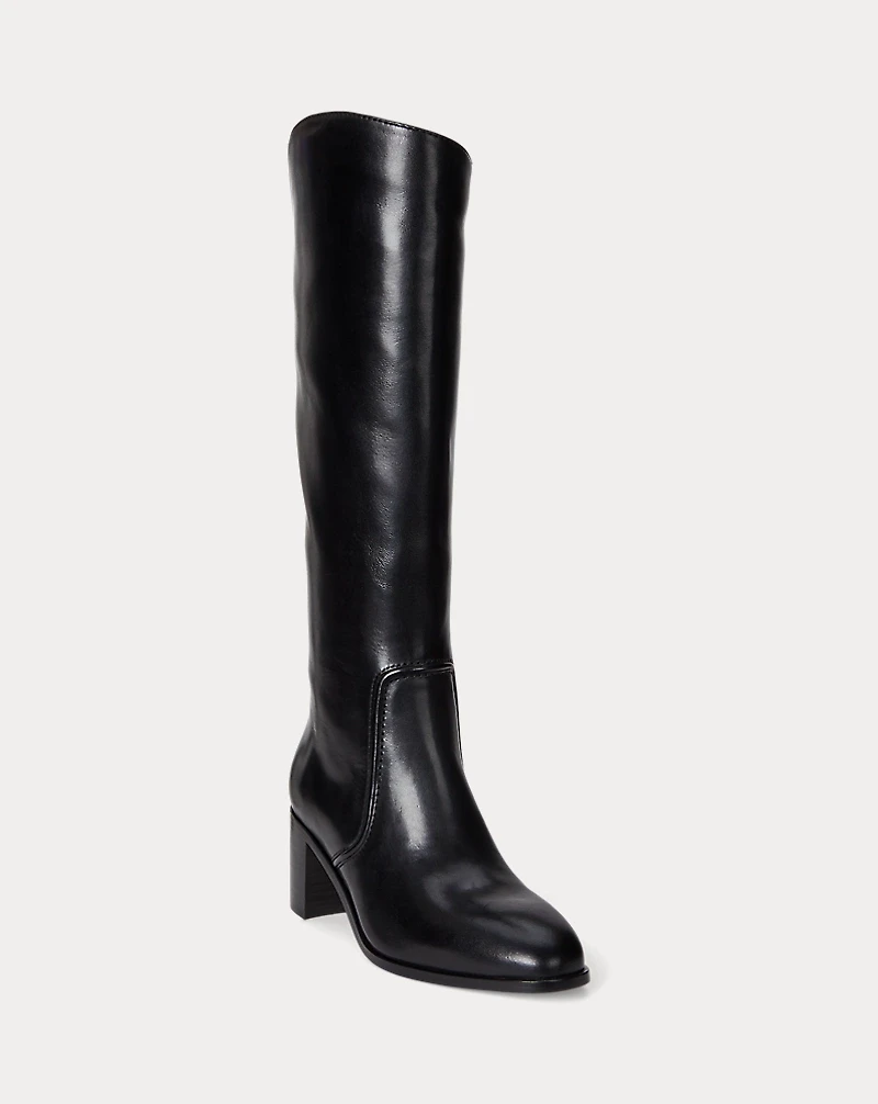 Charly Burnished Leather Tall Boot