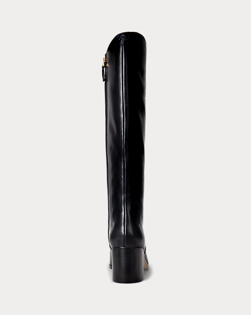 Charly Burnished Leather Tall Boot