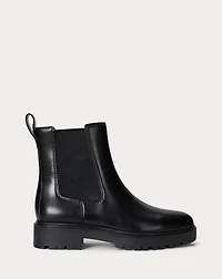 Allyson Burnished Leather Bootie