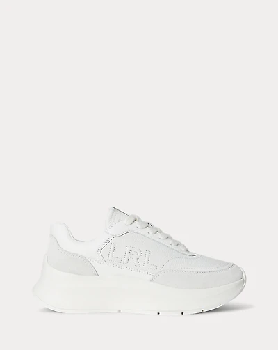 Franky Tumbled Leather & Suede Sneaker