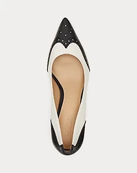 Adrienne Leather Wingtip Pump