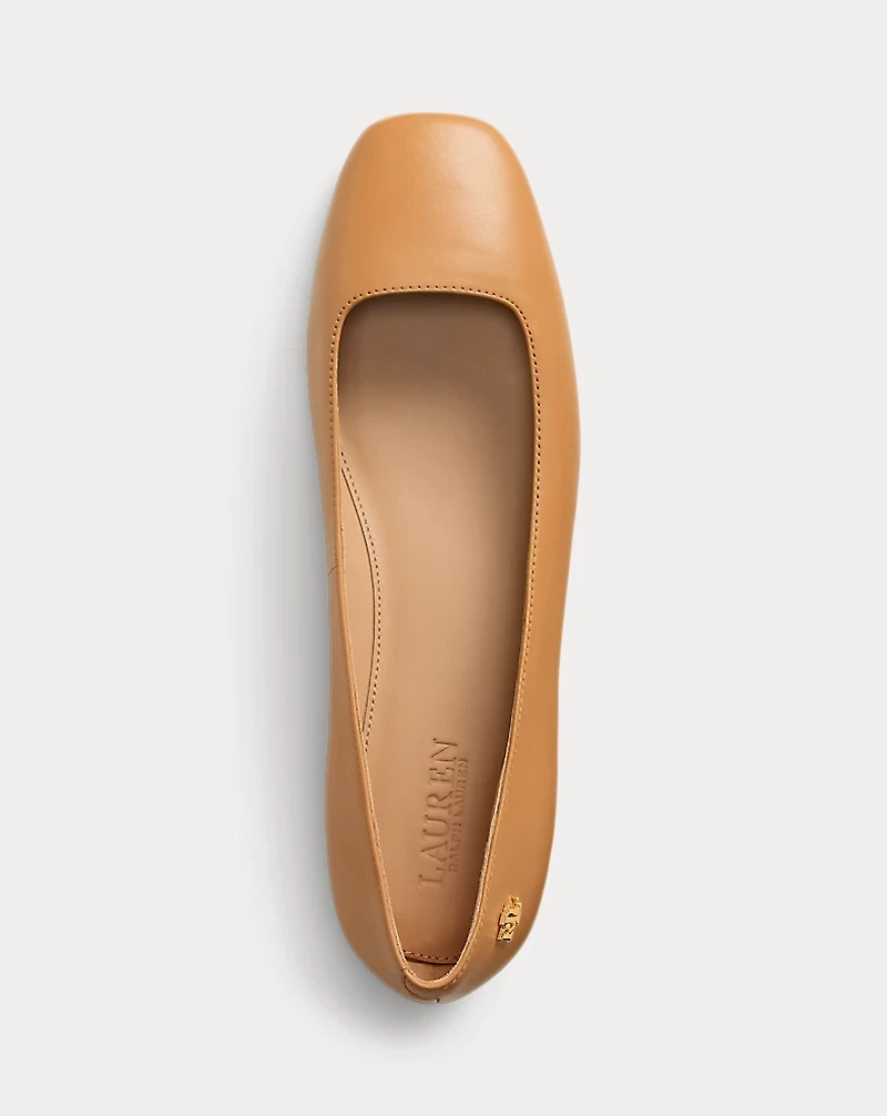 Emellie Nappa Leather Ballet Flat