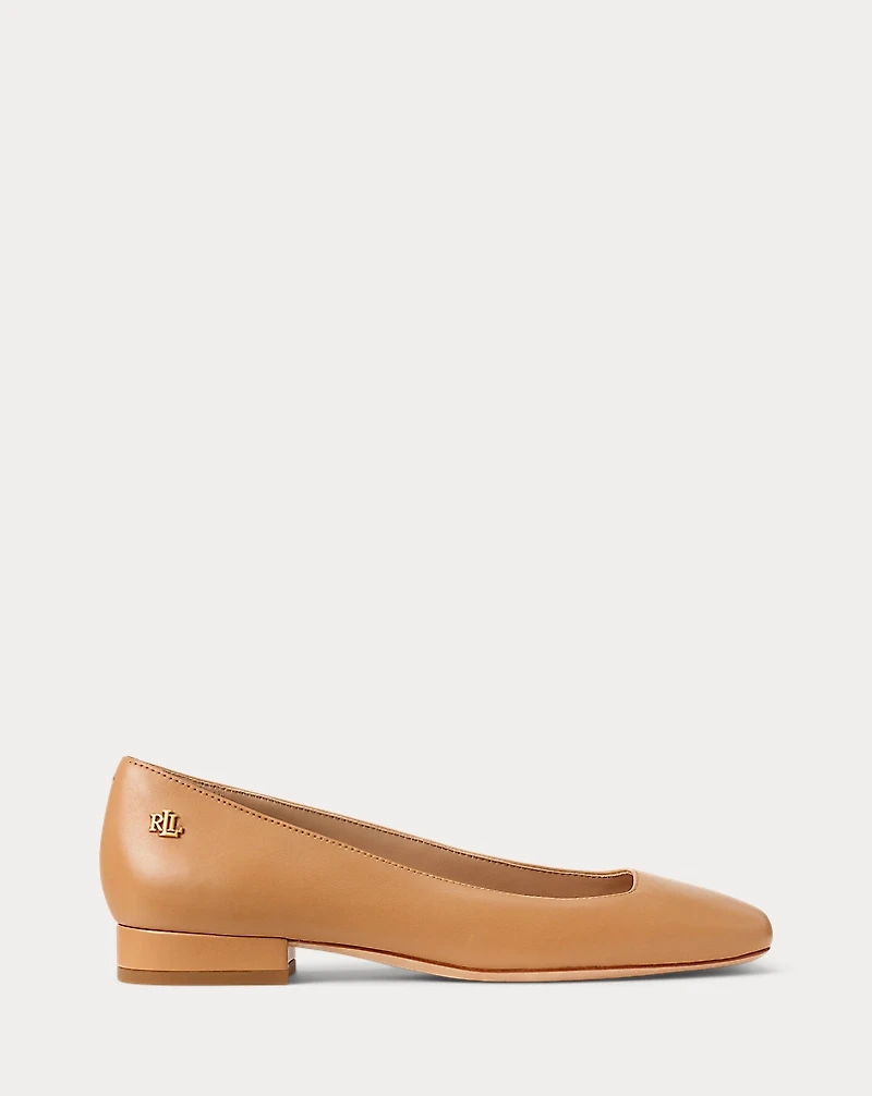 Emellie Nappa Leather Ballet Flat