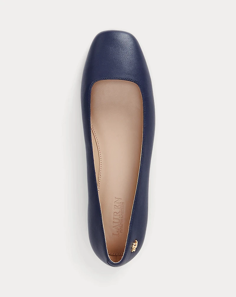 Emellie Nappa Leather Ballet Flat