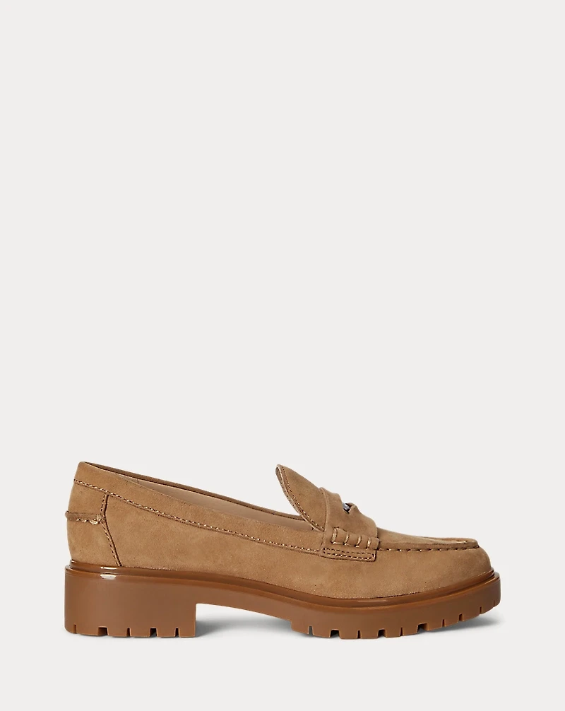 Marli Suede Penny Loafer