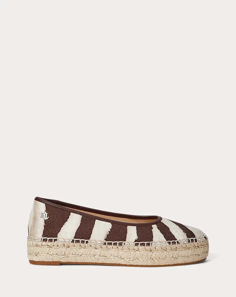 Luize Print Canvas Ballet Espadrille