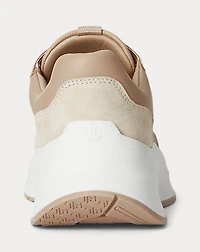 Franky Tumbled Leather & Suede Sneaker