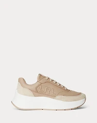 Franky Tumbled Leather & Suede Sneaker