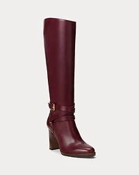 Collins Calfskin Tall Boot Heel