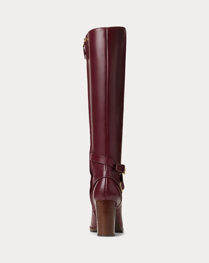 Collins Calfskin Tall Boot Heel