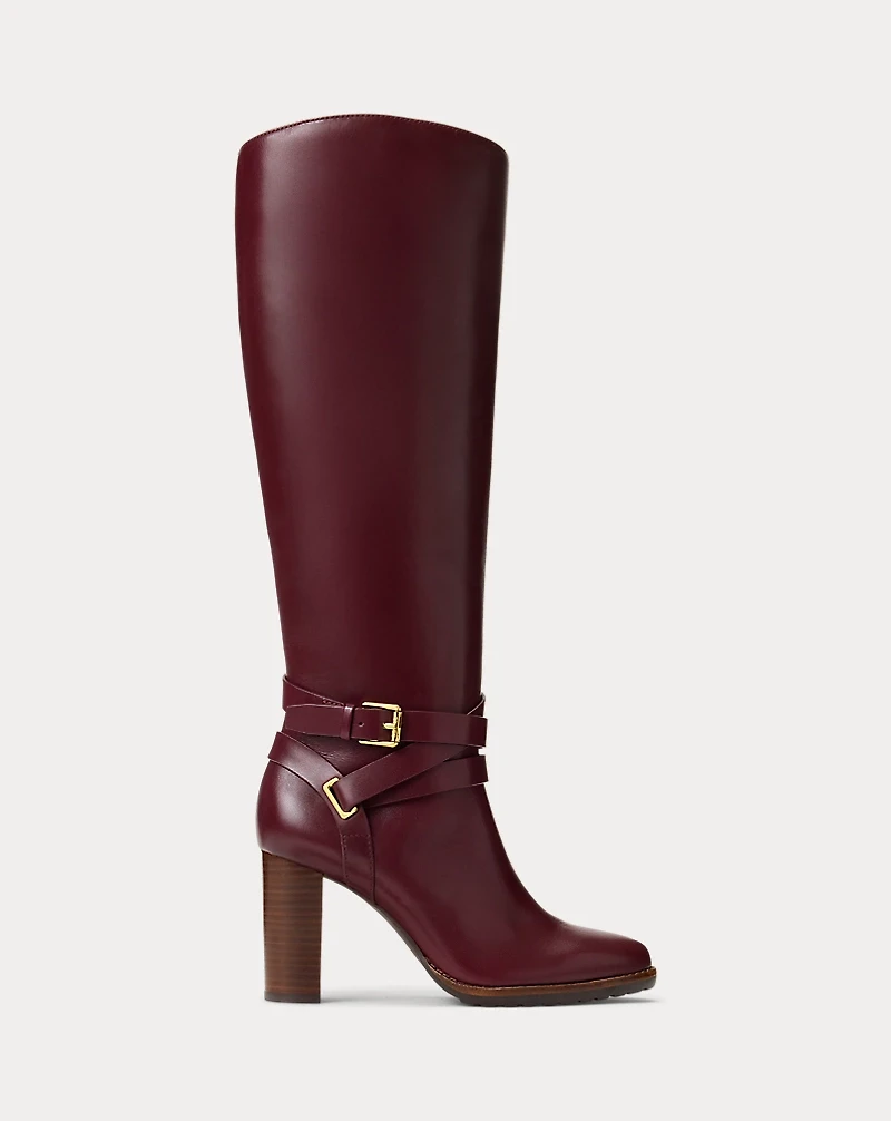 Collins Calfskin Tall Boot Heel