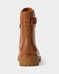 Allyson Calfskin Lace-Up Bootie