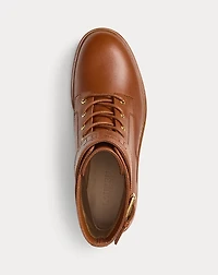 Allyson Calfskin Lace-Up Bootie