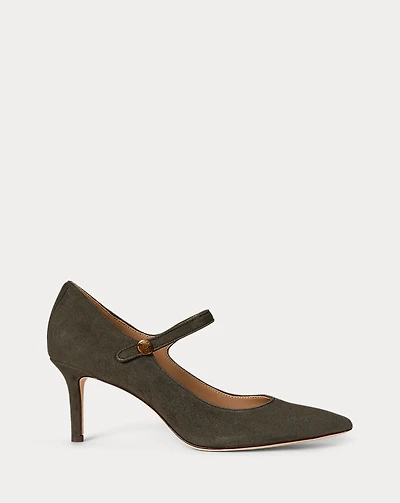 Lanette Suede Mary Jane Pump