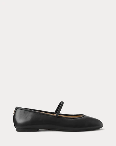 Jayna Nappa Leather Mary Jane Flat