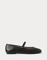 Jayna Nappa Leather Mary Jane Flat