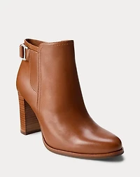 Tasha Calfskin Bootie Heel
