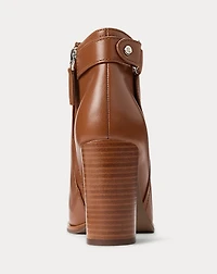 Tasha Calfskin Bootie Heel