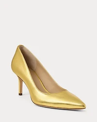 Lanette Metallic Nappa Leather Pump