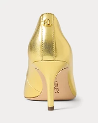 Lanette Metallic Nappa Leather Pump