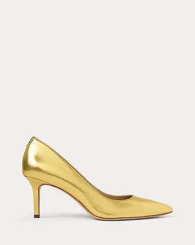 Lanette Metallic Nappa Leather Pump