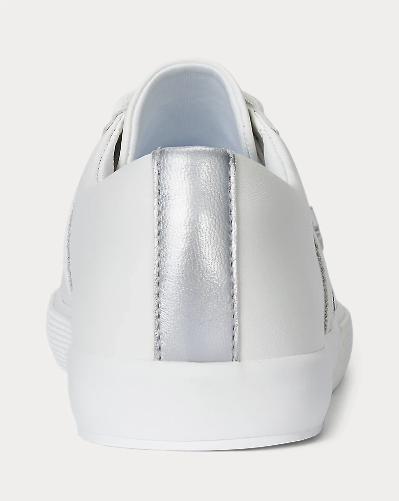 Janson II Metallic-Trim Leather Sneaker