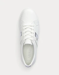 Janson II Metallic-Trim Leather Sneaker