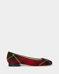 Emellie Logo Plaid Ballet Flat