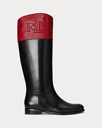 Justine II Two-Tone Leather Riding Boot