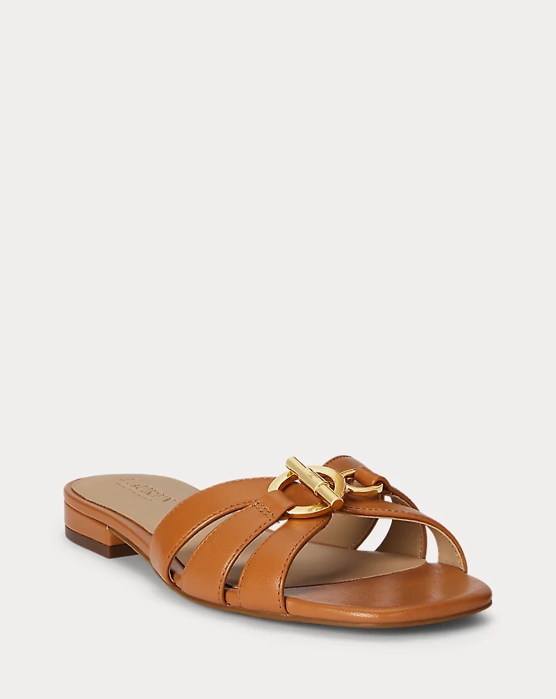 Blaike Nappa Leather Slide Sandal