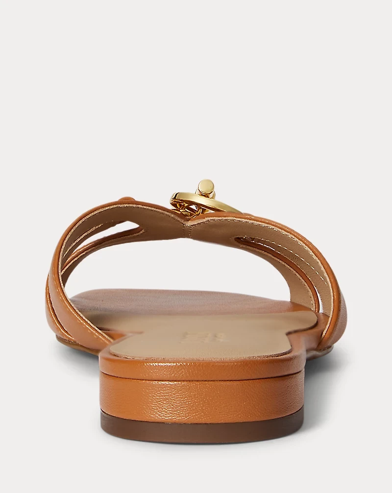 Blaike Nappa Leather Slide Sandal