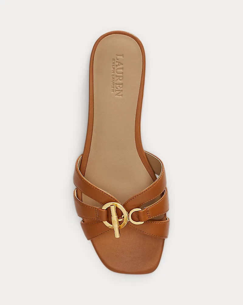 Blaike Nappa Leather Slide Sandal