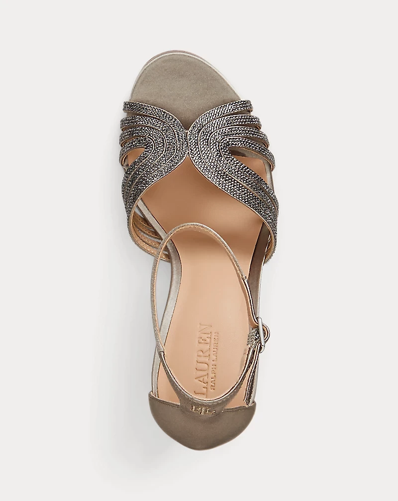 Allie Embellished Multistrap Sandal
