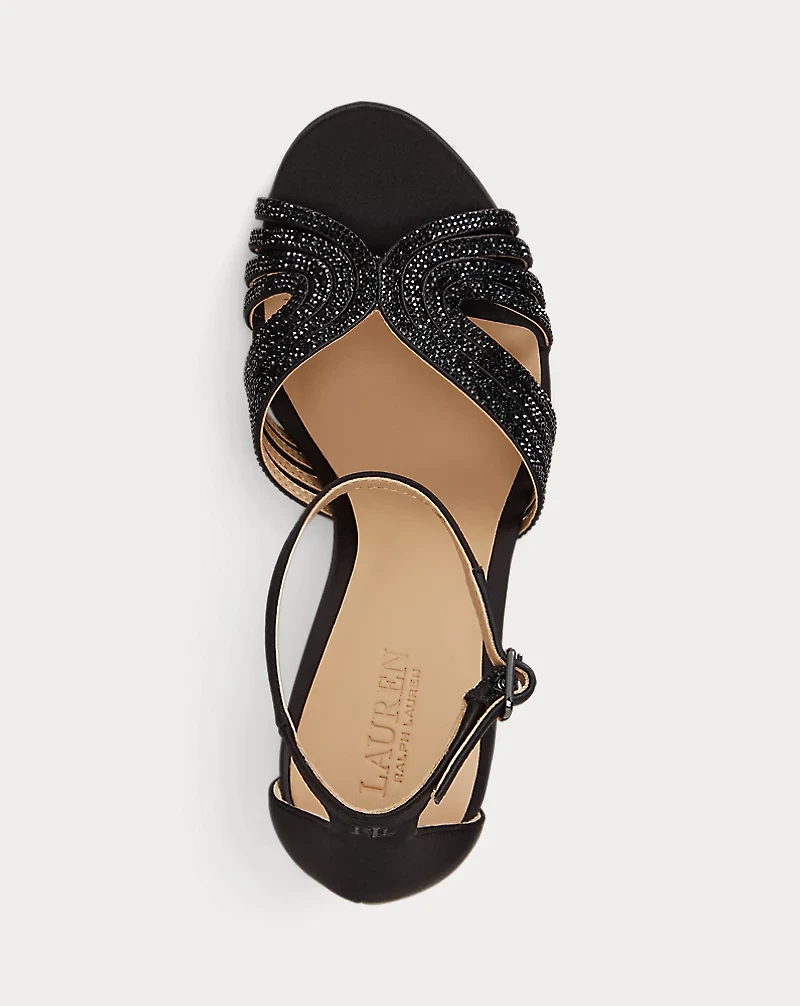 Allie Embellished Multistrap Sandal