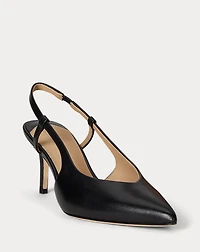 Khloe Leather Slingback Pump